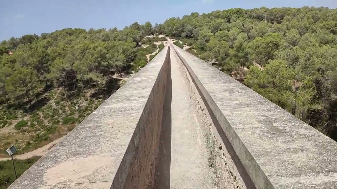 Walking the whole, Pont Del Diable - Aqueducte de Ferreres, Tarragona, Spain, vlog.