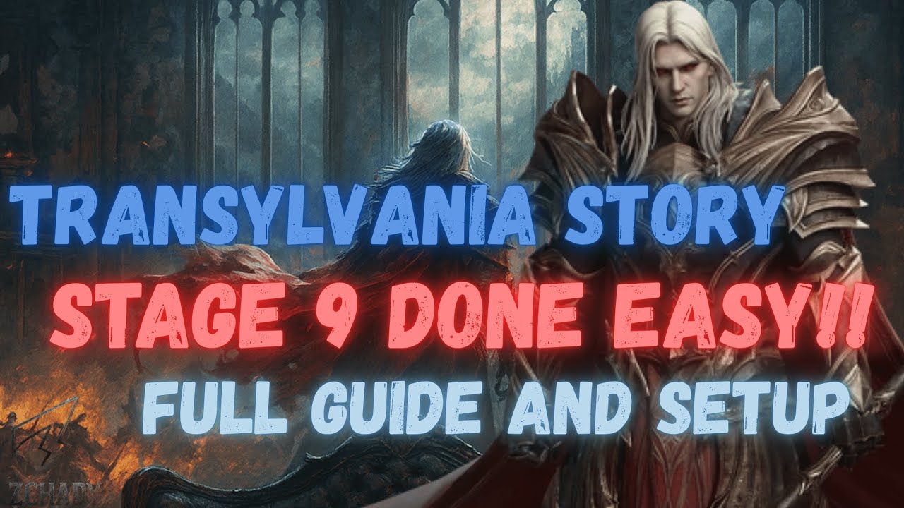 Transylvania Story Stage 9 | Count Dracula  EASY STRAT! | Dracula's Castle Story | Watcher of Realms