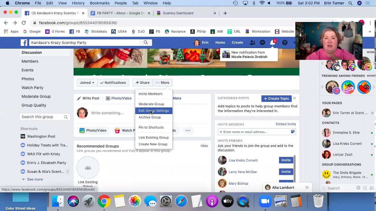 How to CREATE a Facebook Group for a Scentsy Party