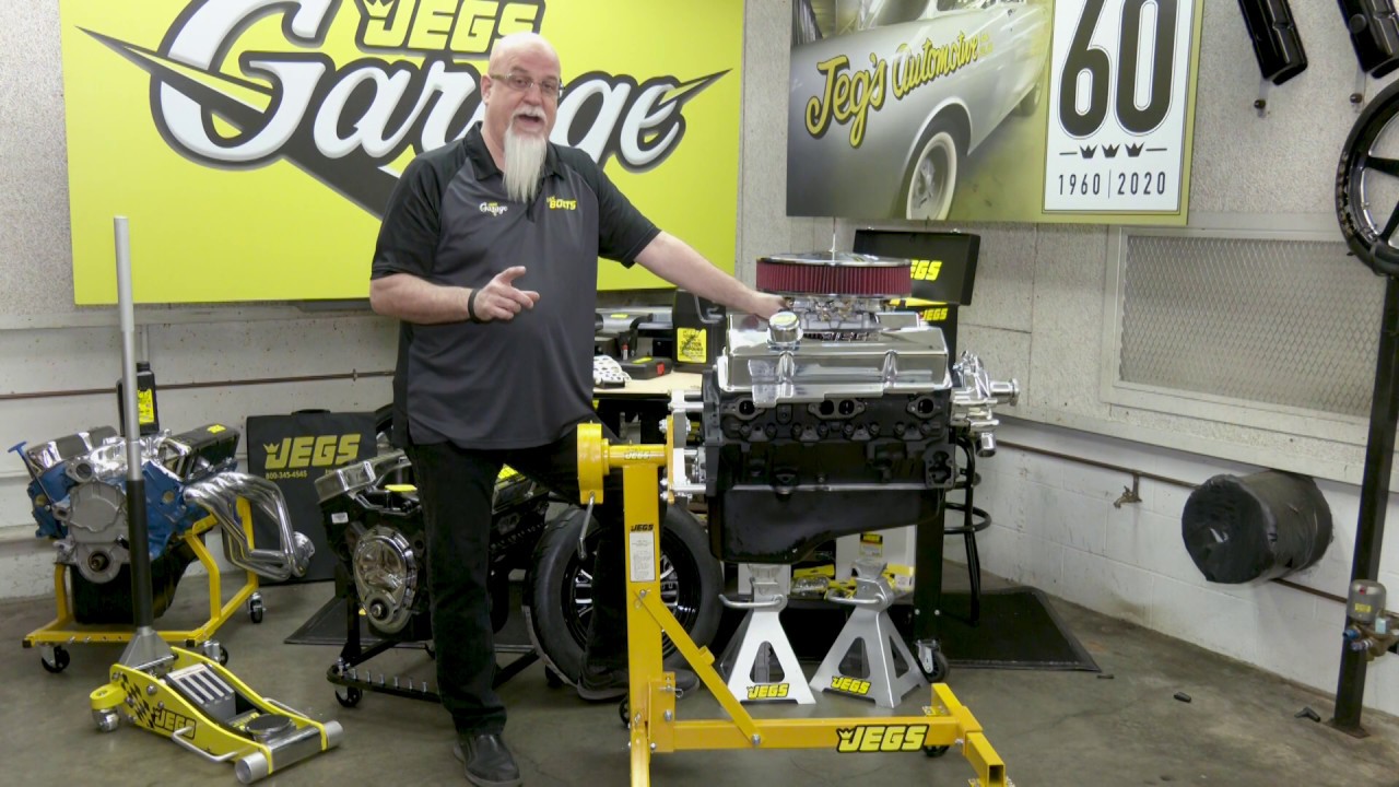 JEGS Garage-Rotating Engine Stand [1000 lb. Capacity] 555-80059