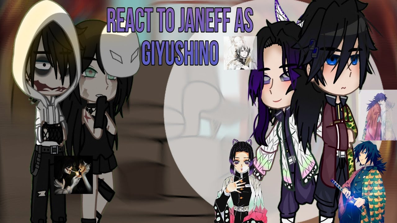 🔪🥀 Creepypasta react to Jeff and Jane as Giyuu and Shinobu 🦋💧 || Giyushino/Janeff (🇪🇦🇺🇲)