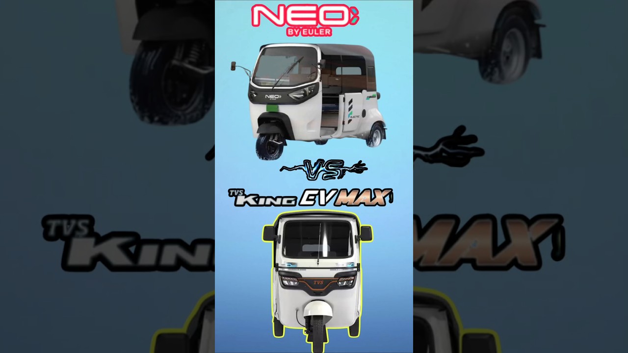 Neo Hirange By Euler Vs🔥 Tvs King Ev Max Electric Auto | #shorts