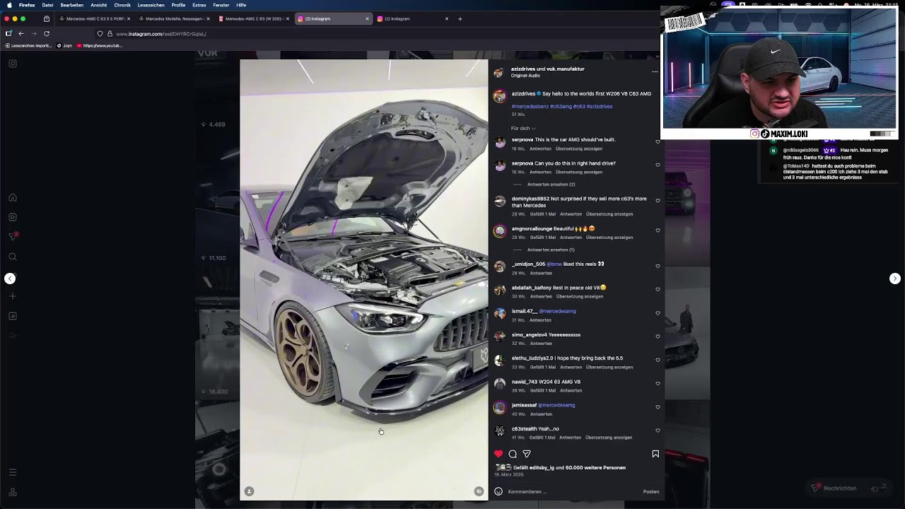 🔴Live: W206 C63 konfigurieren!🔥