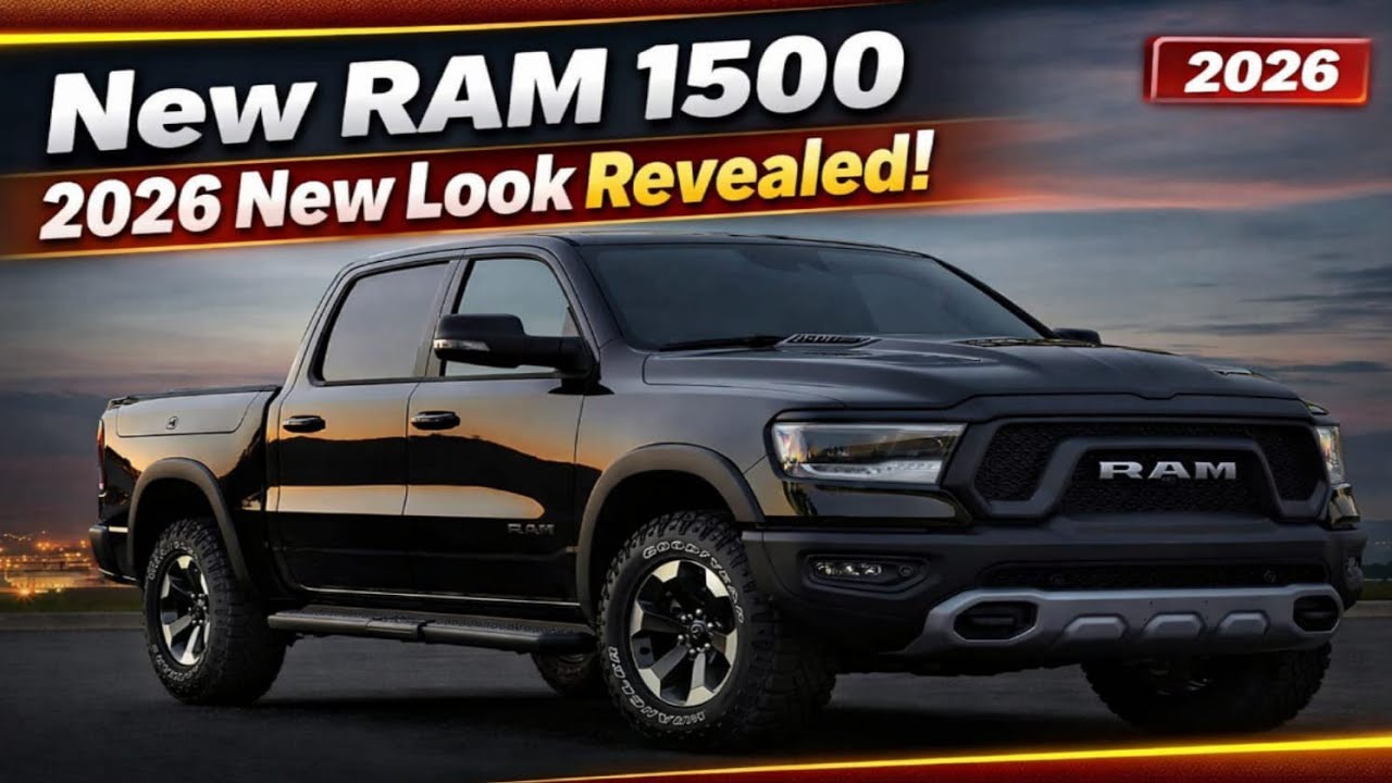 New Ram 1500 2026 new look revealed.