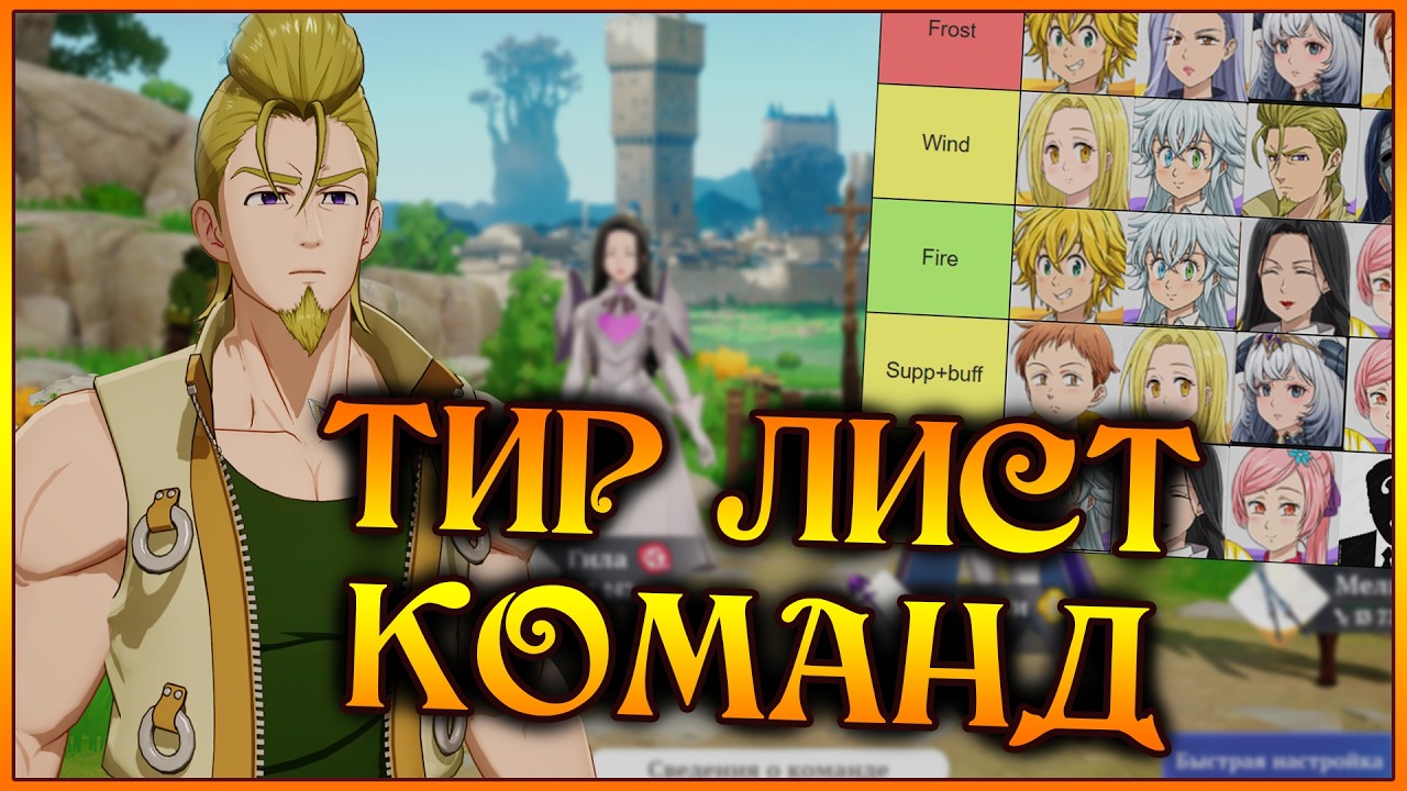 Тир Лист лучших команд в игре!! От начала до Хай Энд контента)) - Seven Deadly Sins ORIGIN