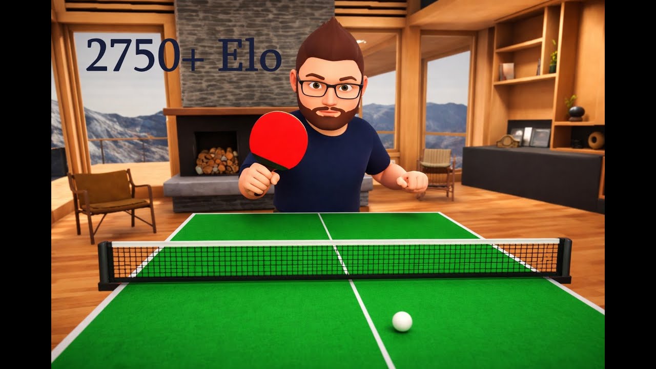 Playing Casual Games | 2750+ Elo | Eleven Table Tennis VR