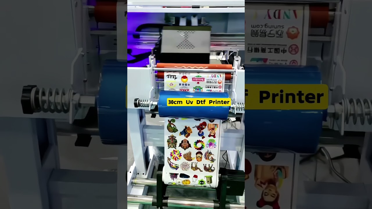 Advance roll to roll UV DTF Printer A3 Printing Machine