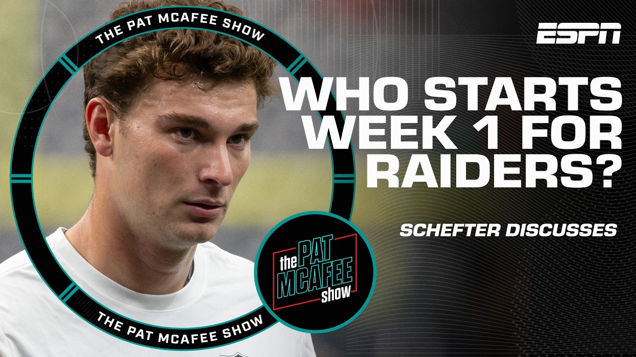 Schefter updates the latest waiver claims + Who will start for Raiders in Week 1? | Pat McAfee Show