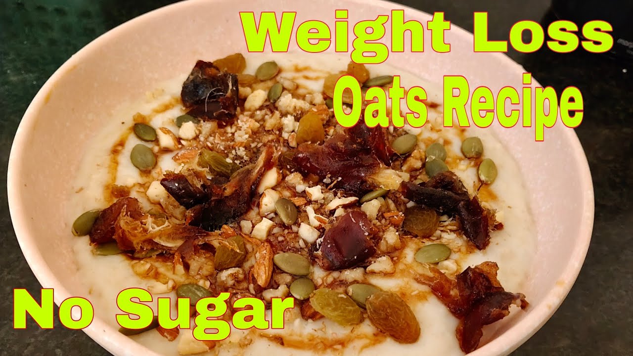 Milk Oats Recipe For Weight Loss | Healthy diet for Weight loss | 