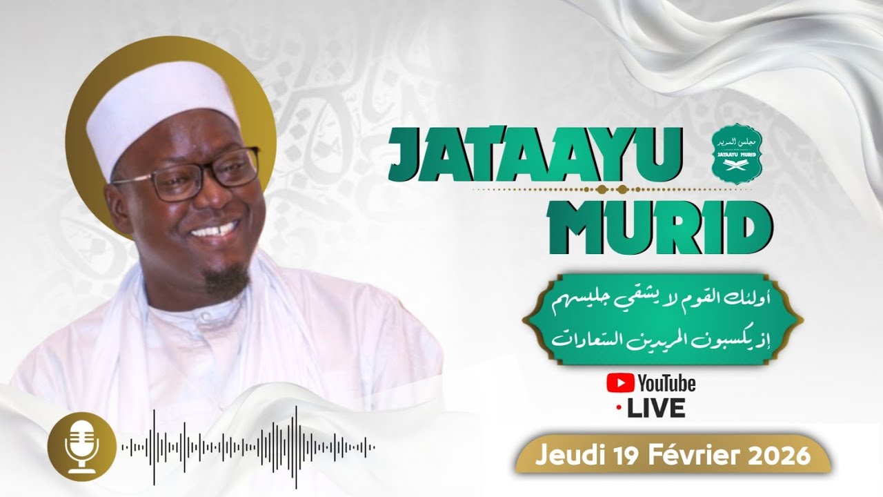 🔴LIVE: JATAAYU MURID  / SERIGNE AHMADOU MBACKÉ DAROU MOUHTY 