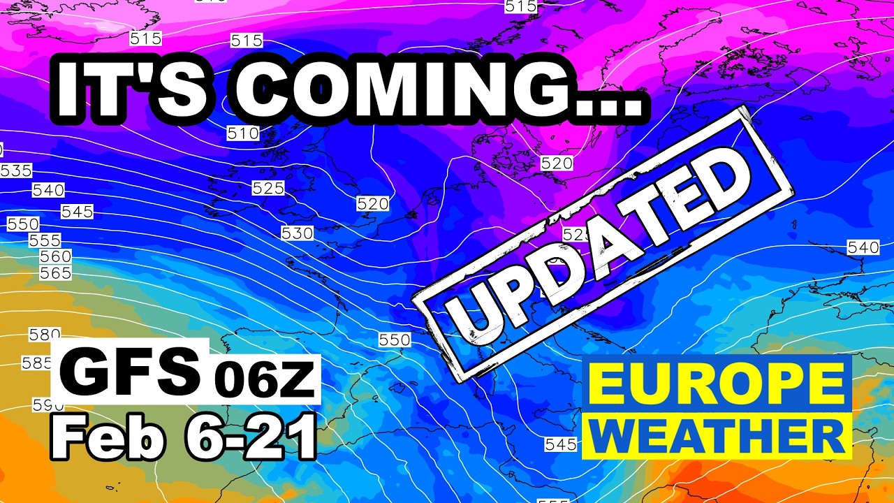 Will the Cold Wave Reach the South? Europe Weather Feb 6-21 | GFS storm, rain, snow and 850hPa maps