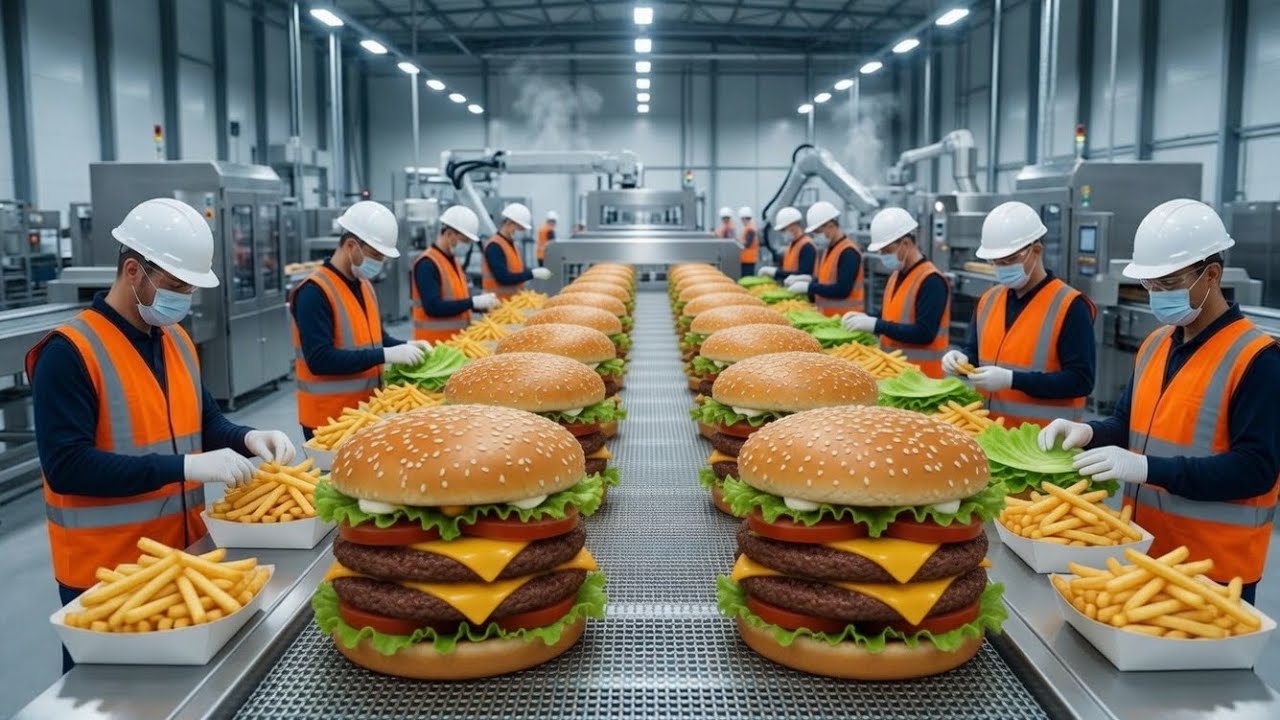 INSIDE AMERICA'S FAST FOOD SUPPLY CHAIN (From Farm To Table. FULL PROCESS)