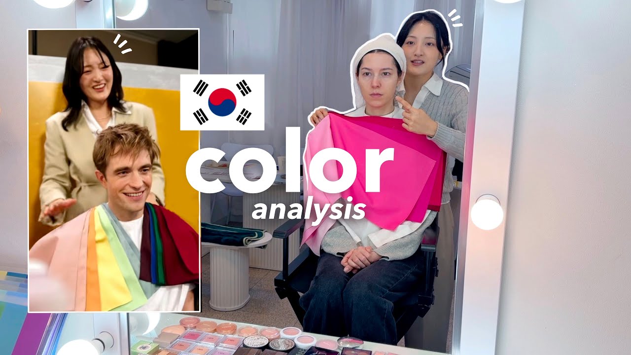 seoul vlog 🇰🇷 insanely detailed color analysis expert in korea helped us find our 'personal color' 🌈