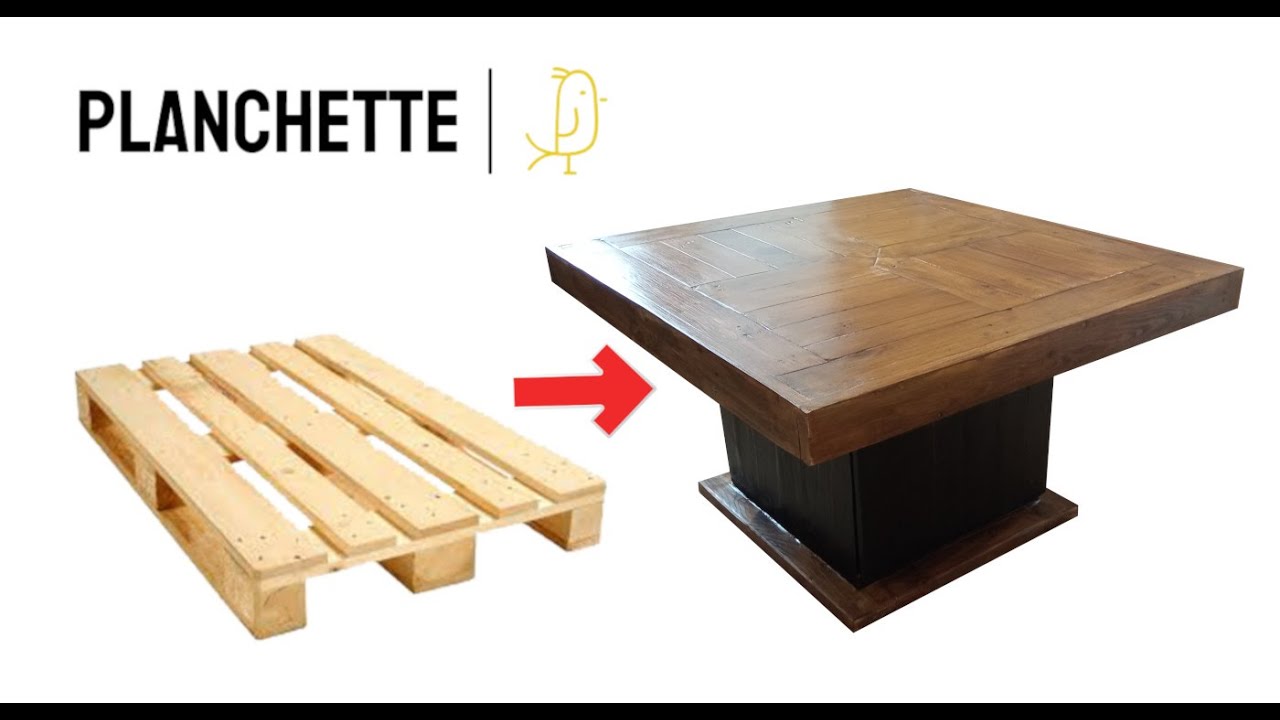 Comment faire une table basse en bois de palette. 1/2 Projet du dimanche #10
