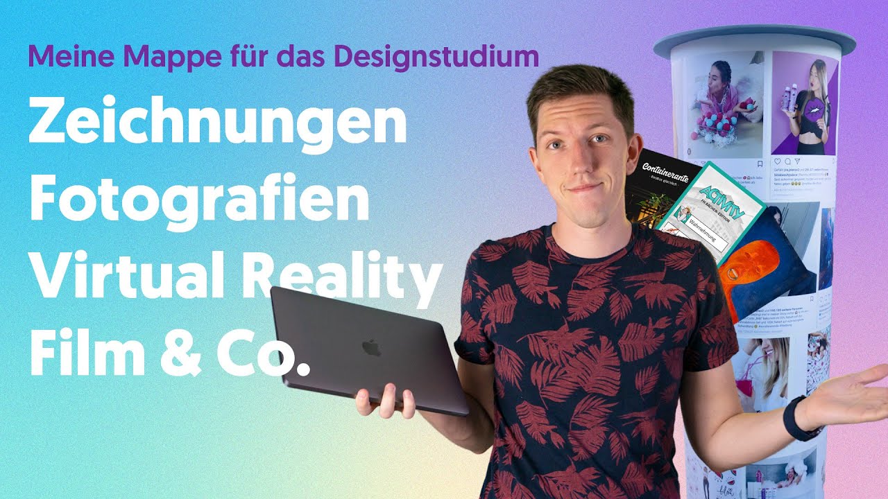 Meine Mappe für das Kommunikationsdesign Studium