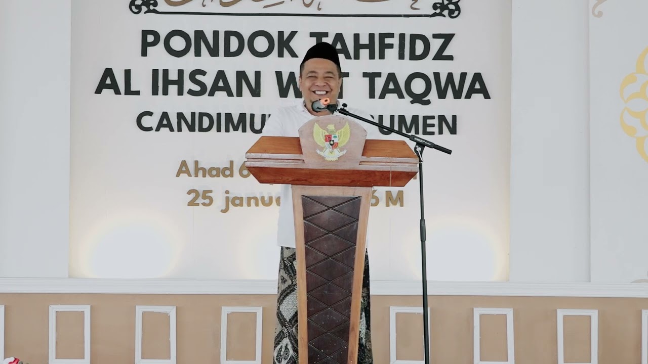 HAFLATUL HIDZAQ PP TAHFIDZ AL IHSAN WAT TAQWA KEBUMEN 2026 MAUIDHOH HASANAH