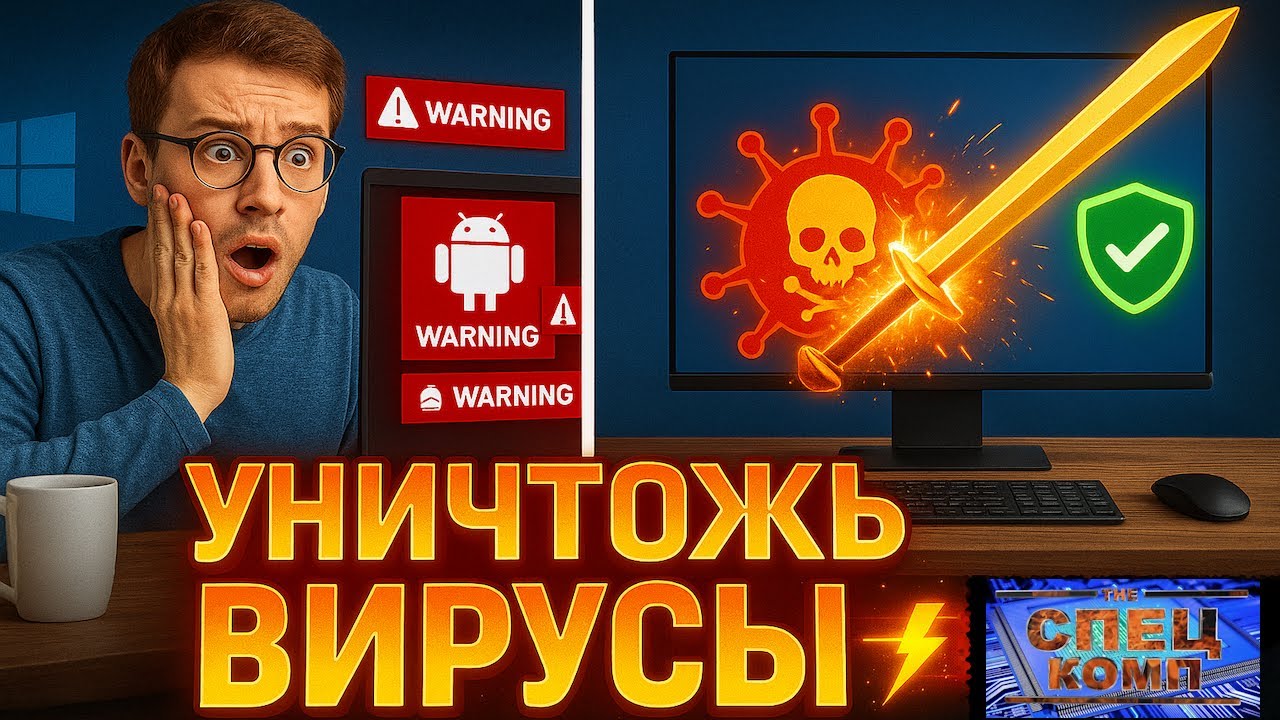 УБИЙЦА вирусов: Способ, который реально РАБОТАЕТ в 2025 - удали все вирусы с ПК!