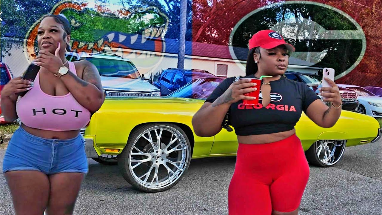 FLORIDA GATOR VS GEORGIA BULLDOGS TAILGATING BLOCK PARTY 2K24 JACKSONVILLE, FL DONKS / BIG RIMS