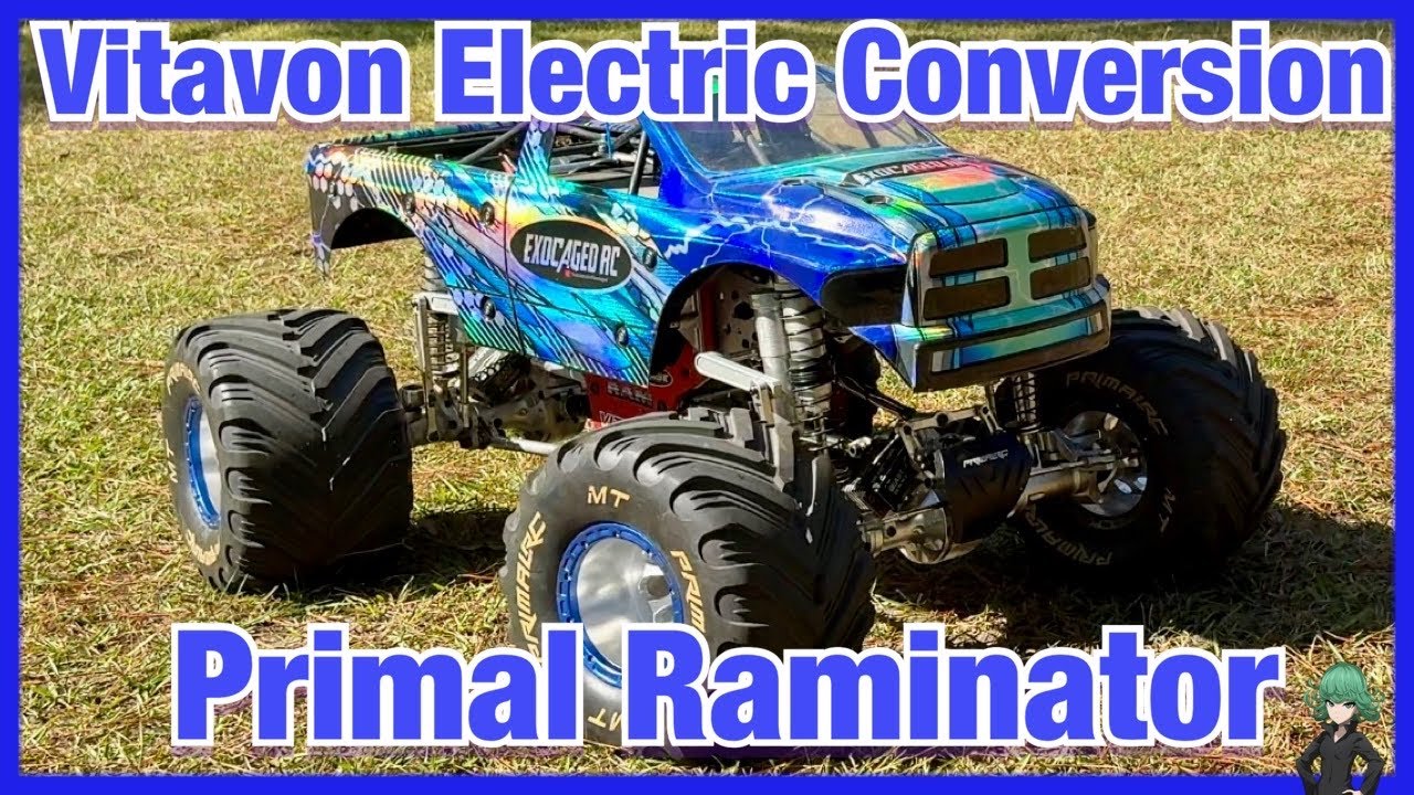 Новая электрическая модификация Vitavon для Primal RC Raminator с новой трансмиссией