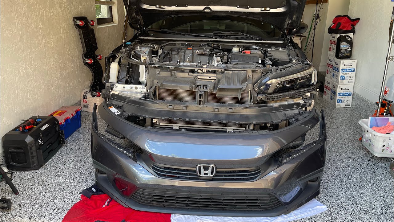 2022+ 11th gen Honda civic bumper and headlight removal guide how to video