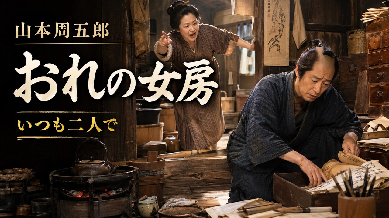 朗読一人でドラマ【山本周五郎／おれの女房】 音本＋唄本　　ナレーター七味春五郎／発行元丸竹書房@sitiharu-tv