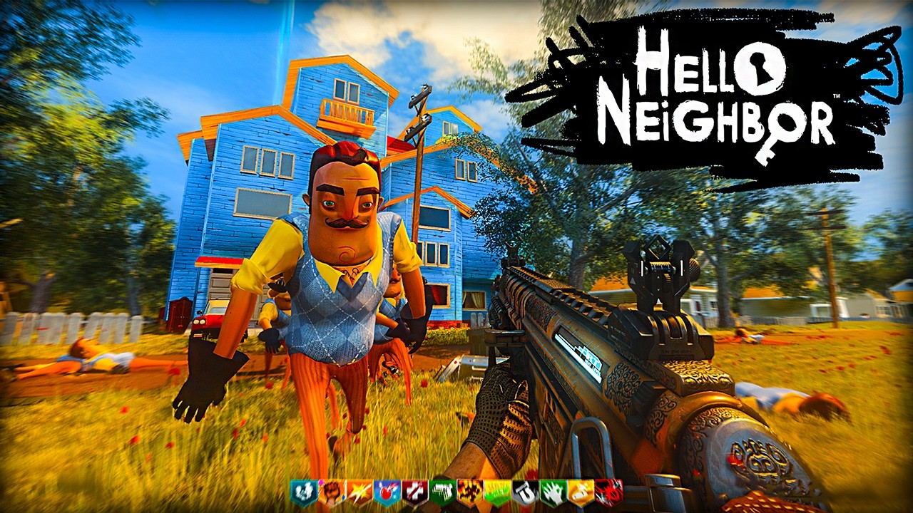 The HELLO NEIGHBOR Zombies Map... (Black Ops 3)