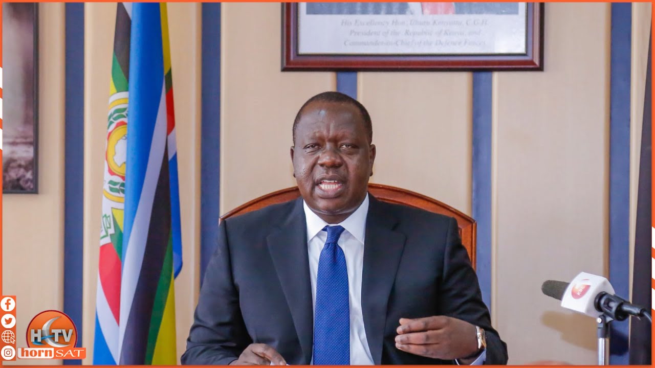 Wasiirka arimaha gudaha Kenya ayaa farta ku fiiqay Qaar ka mid ah Siyaasinta