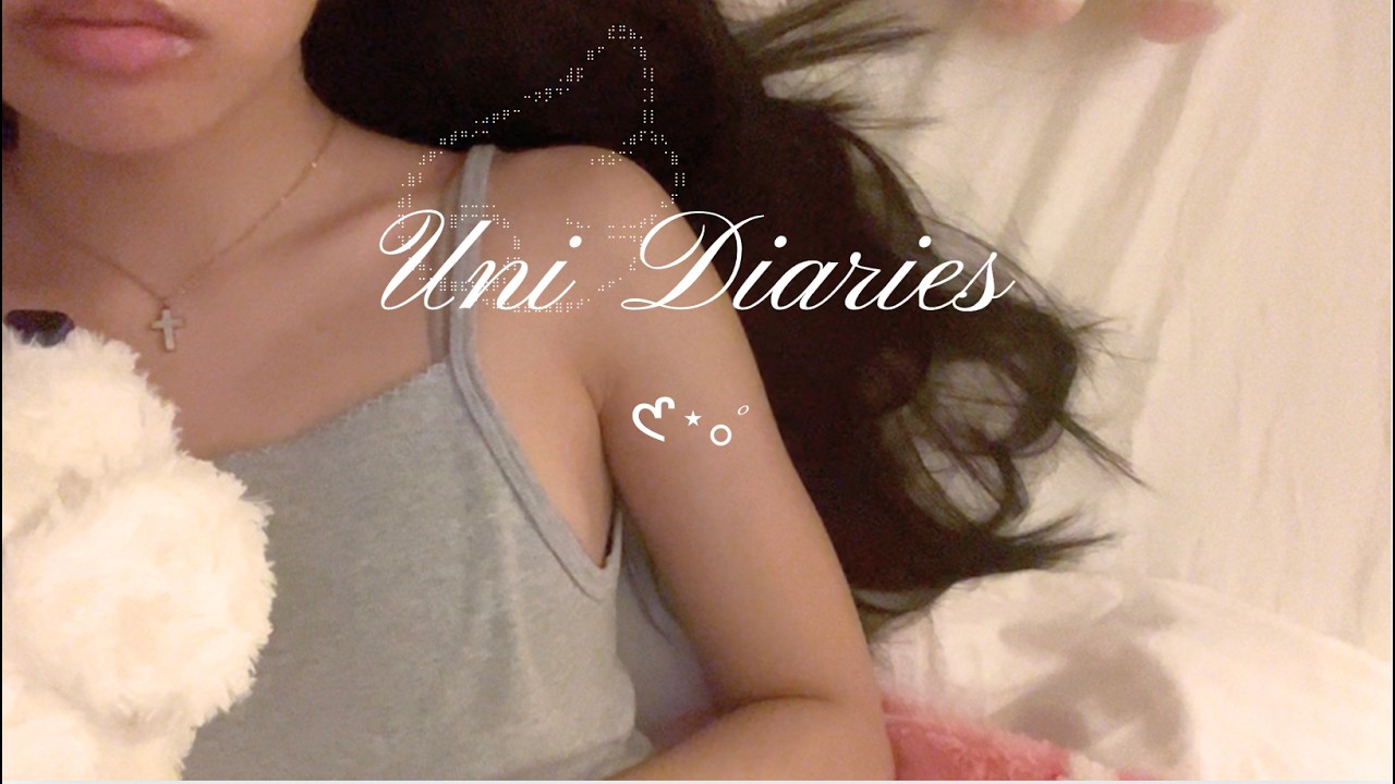 Uni Diaries 🍰| Puppy yoga & study with me