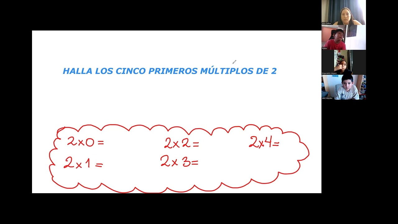 MÚLTIPLOS Y DIVISORES - SEMANA 3