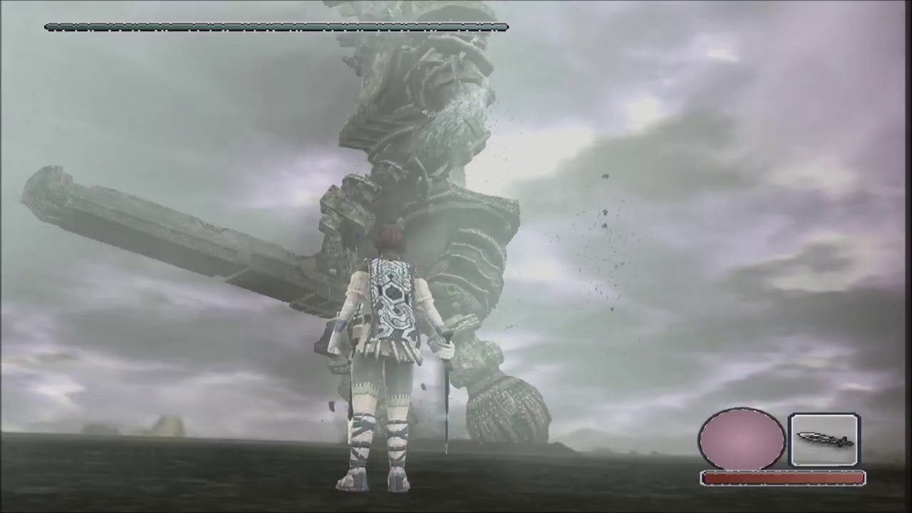 Shadow of the Colossus(PS2) Gaius Boss Fight (No Commentary)