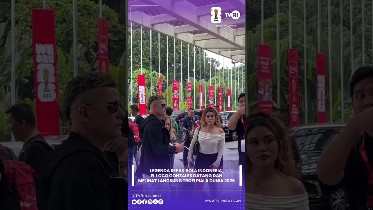 Legenda Sepak Bola Indonesia, El Loco Gonzales Datang Dan Melihat Langsung Trofi Piala Dunia 2026