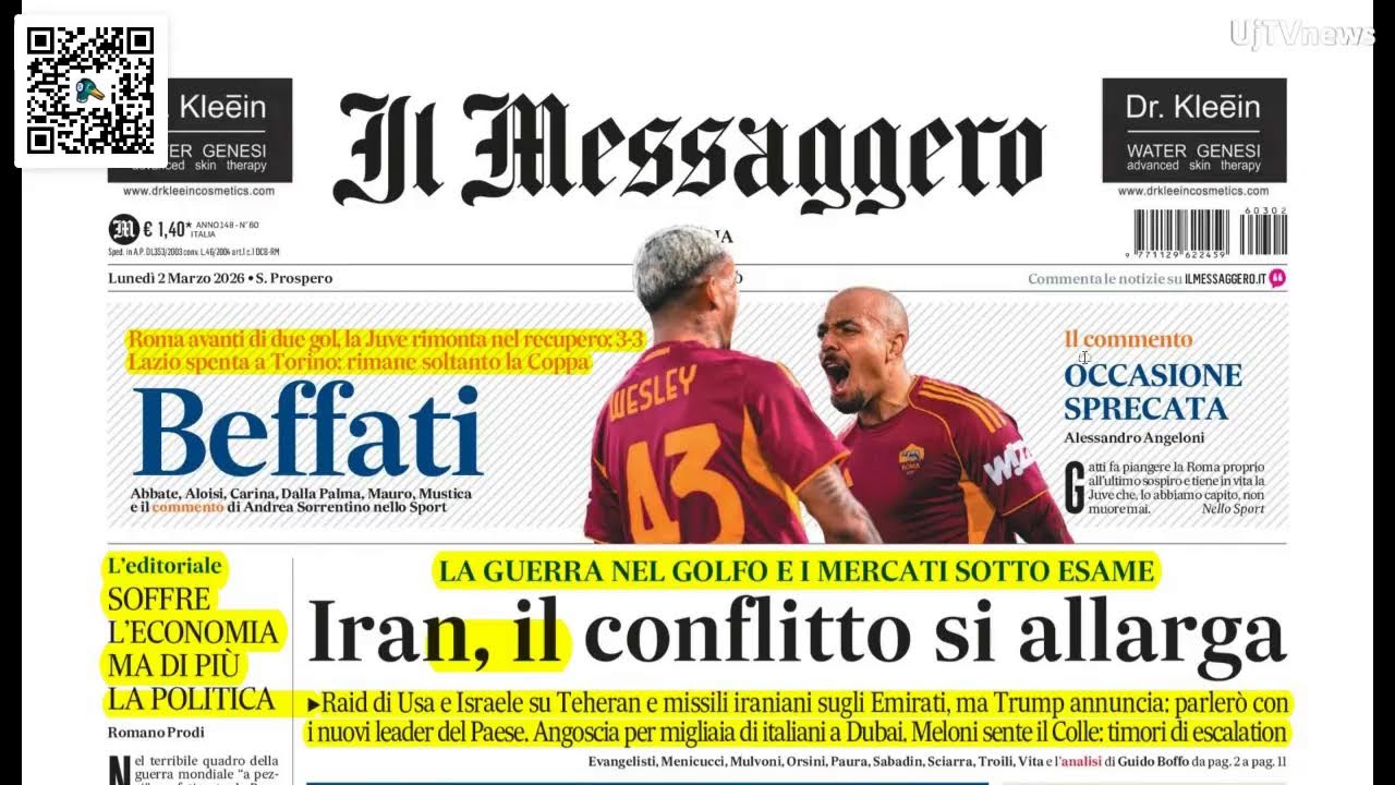 La rassegna stampa del 2 marzo 2026
