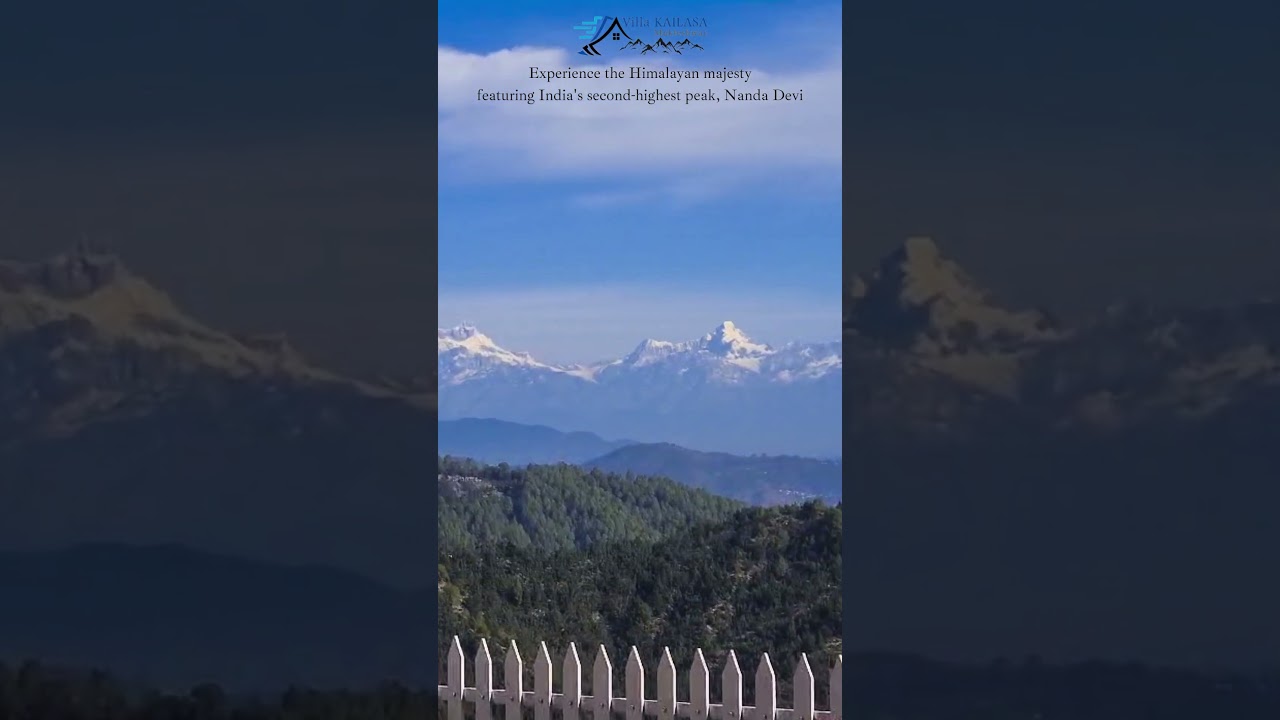 Himalayan View @ Villa KAILASA #mukteshwar #nainital #kainchidham #himalayanviews #vacation #airbnb