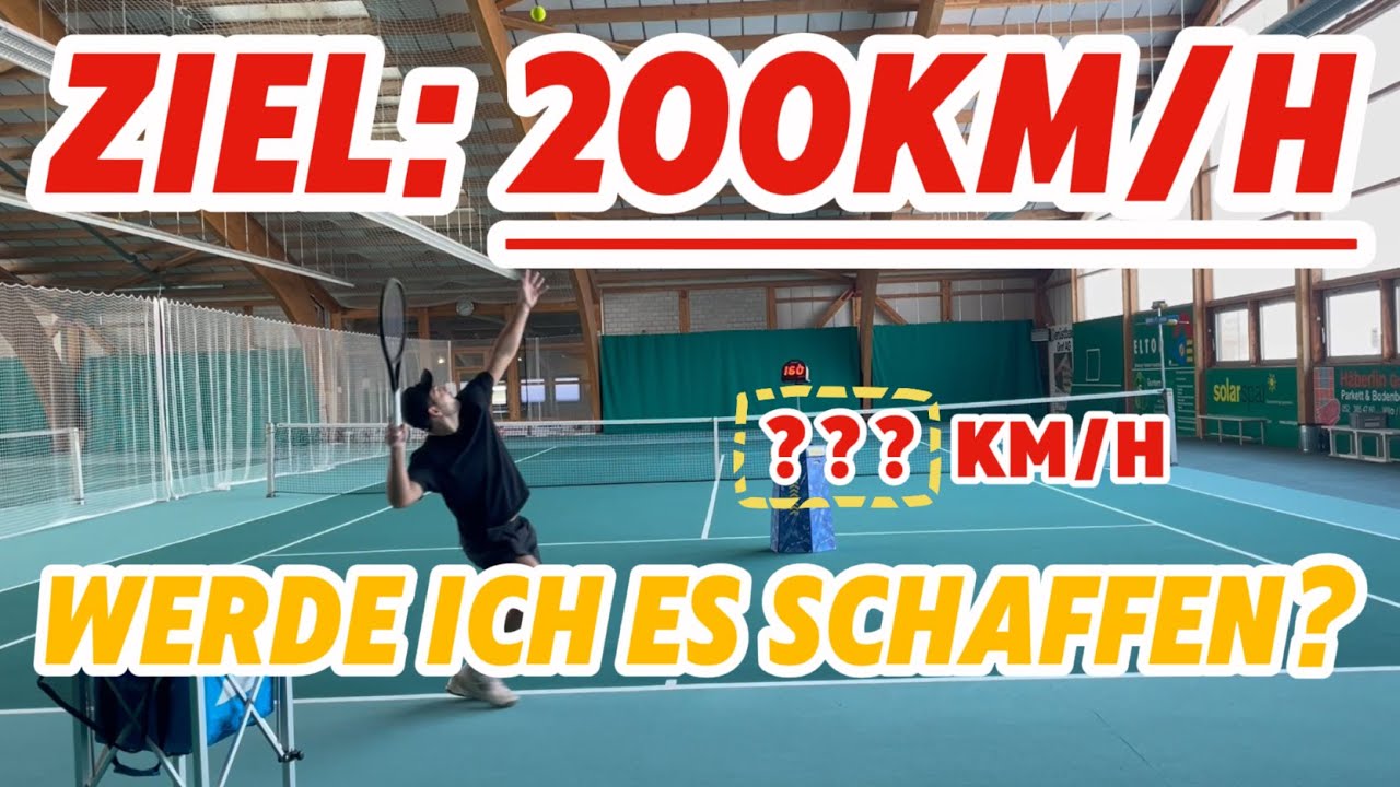 Der Weg zum 200 km/h-Aufschlag 1/12: Meine Ausgangslage und der Start der Challenge