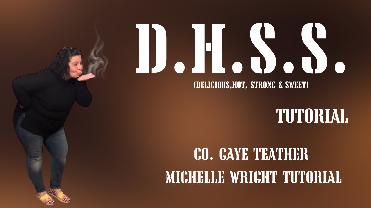 D.H.S.S. Line dance tutorial Beginner hustle by Gaye Teather
