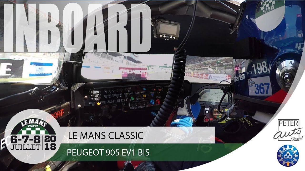 V10 SOUND Peugeot 905 EV1 Bis - Le Mans Classic