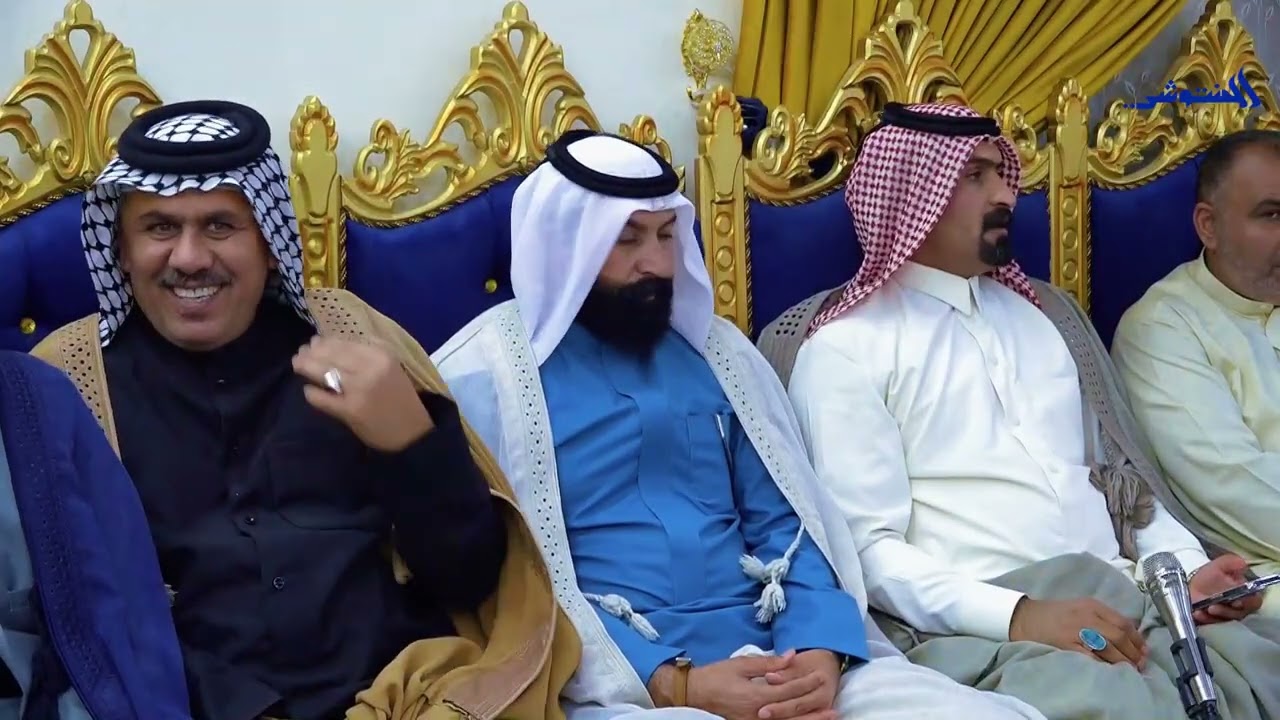 الشاعر عبدالله الحاتمي امسية رمضانية في مضيف المرحوم الشيخ كامل ال هلامة قبيلة بني ركاب