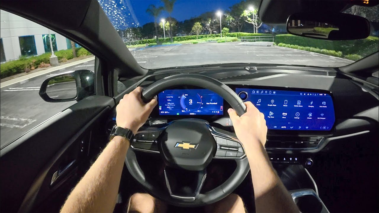 2025 Chevrolet Equinox EV - POV Night Drive (Binaural Audio)