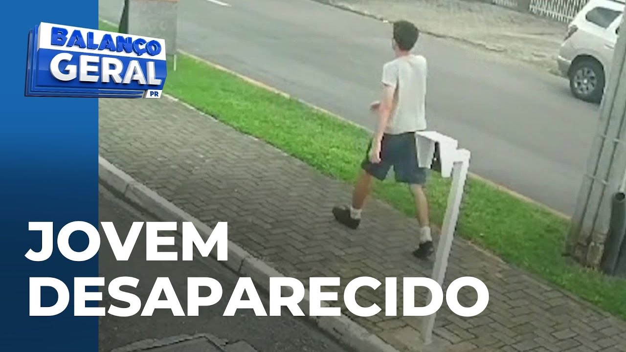 Jovem desaparecido: Erick, 16 anos, sai de casa sem celular e não é mais visto
