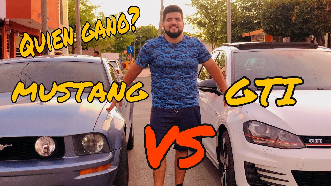 ARRANCONES  MUSTANG VS GOLF GTI⚡️| QUIEN GANO? | JRPICAS