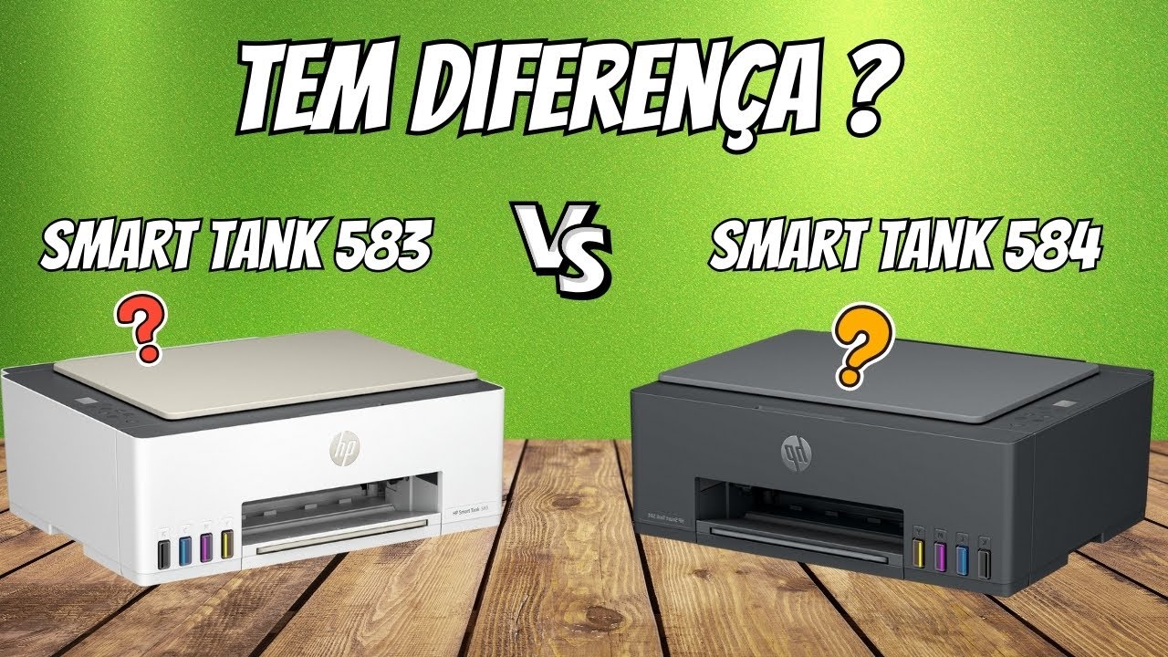 Impressoras HP Smart Tank 583 vs HP Smart Tank 584 Tem diferença