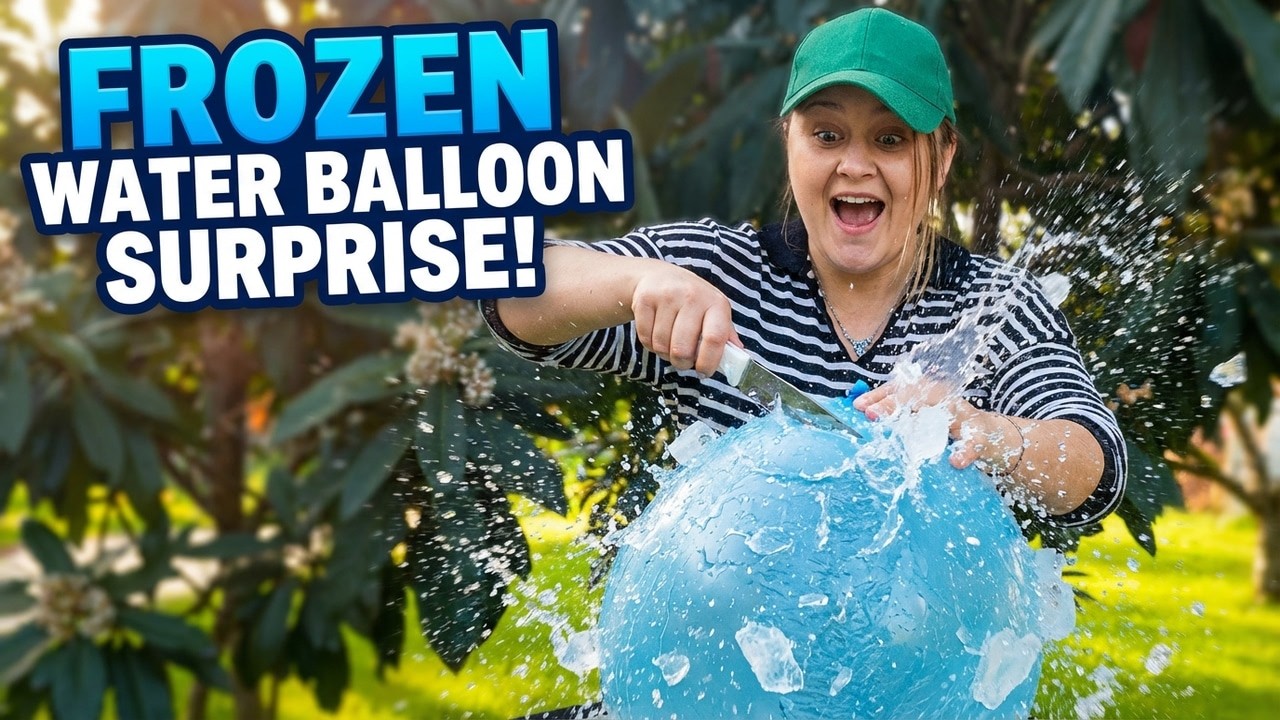 🤯🎉 KIDS ARE OBSESSED WITH THIS! 👧🧒🎈🌈❄️ Frozen Water Balloon Surprise! 💦💥