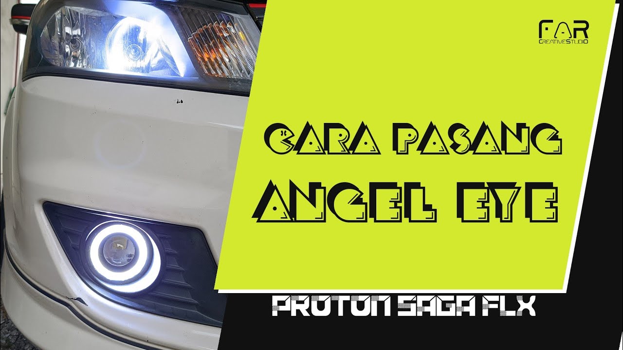 Saga FLX : Cara Pasang Angel Eyes Fog Light | Cara Buat Kalis Air