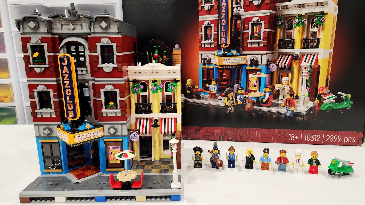 Подробный обзор модульного здания LEGO Jazz Club