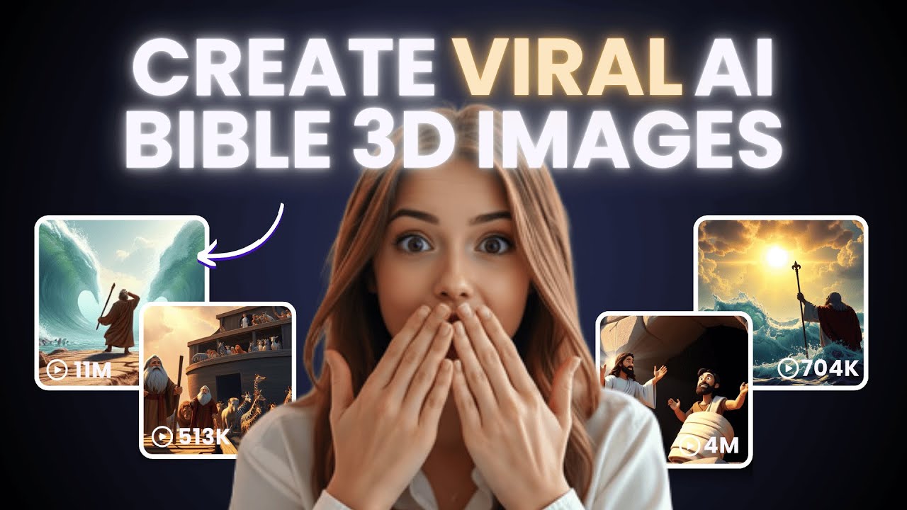 How I Create Viral 3D Bible Photos with AI (Totally Free & Super Easy!) | Step by Step Tutorial