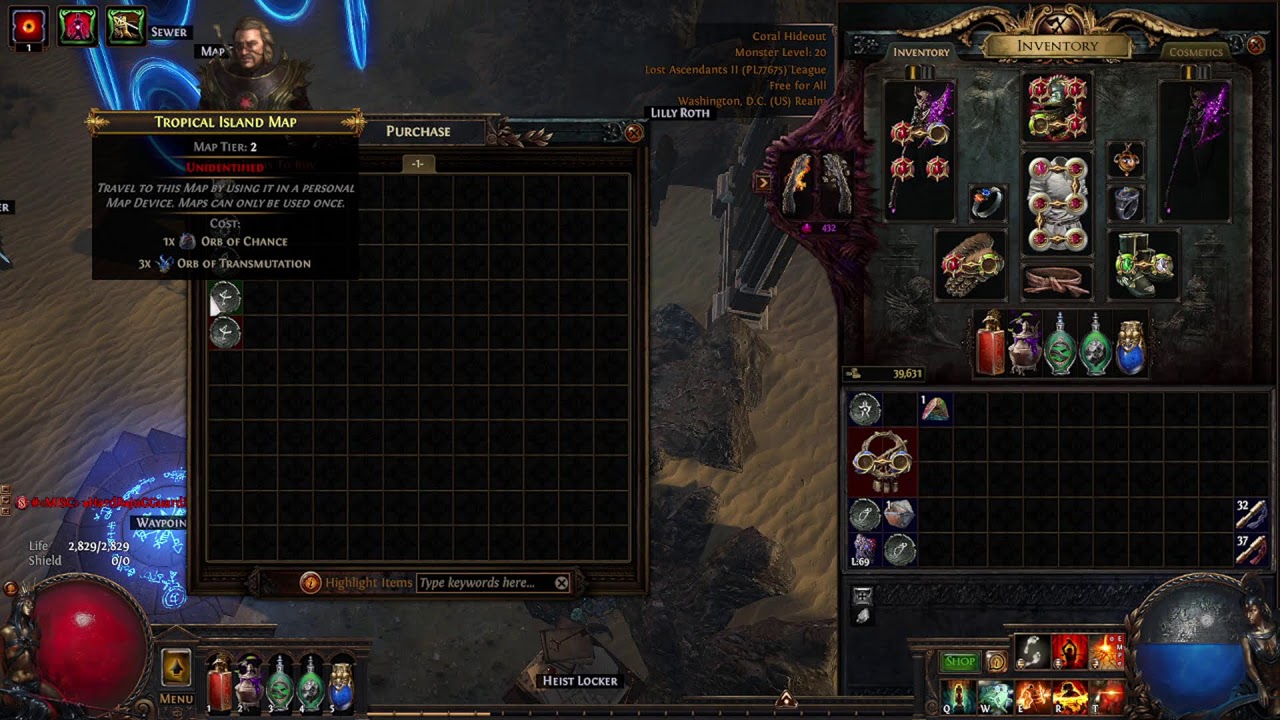 Ruthless Lost Ascendants II (New Private League) Scion Only with other restrictions. Champion/Tricks