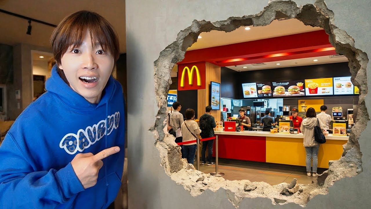 家の中にマクドナルド作ってみた！！