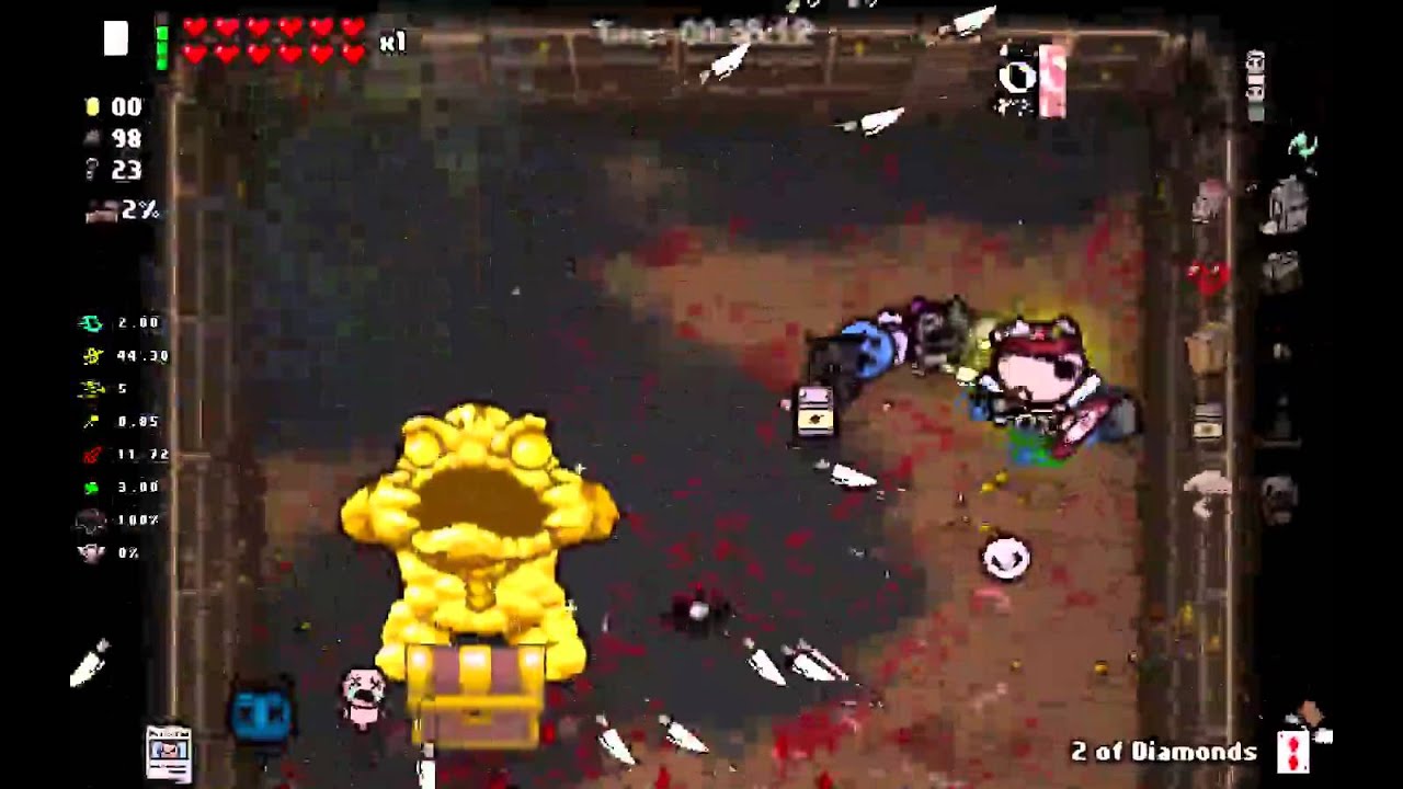 The binding of Isaac: Afterbirth Epic Fetus + Mom's knife + MONSTRO'S LUNG