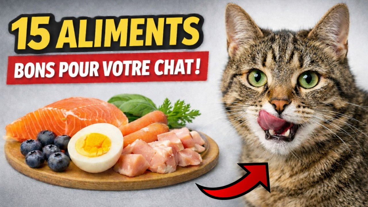 15 aliments du quotidien qui font du bien à votre chat !  (le n°7 va vous surprendre !)