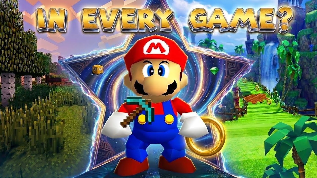 What If Mario 64 Was in EVERY GAME? (Minecraft & Sonic)